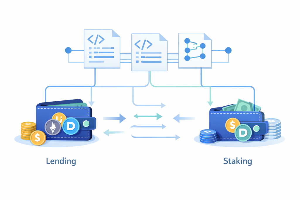 How DeFi lending and borrowing work (with a simple example)