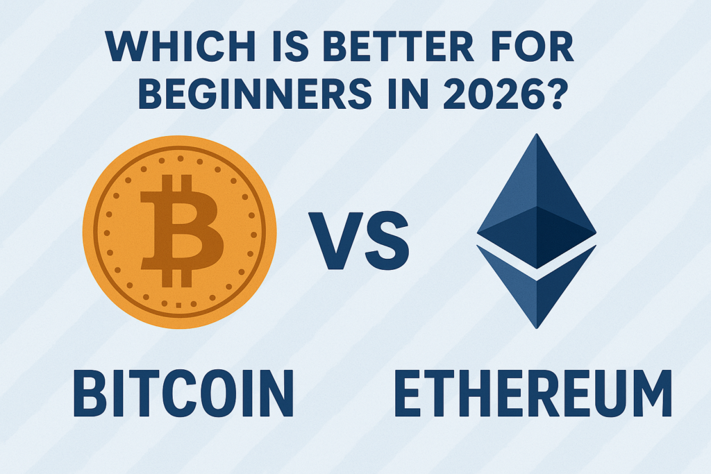 Bitcoin vs Ethereum in 2026: Simple Beginner’s Guide to Choosing Your First Crypto