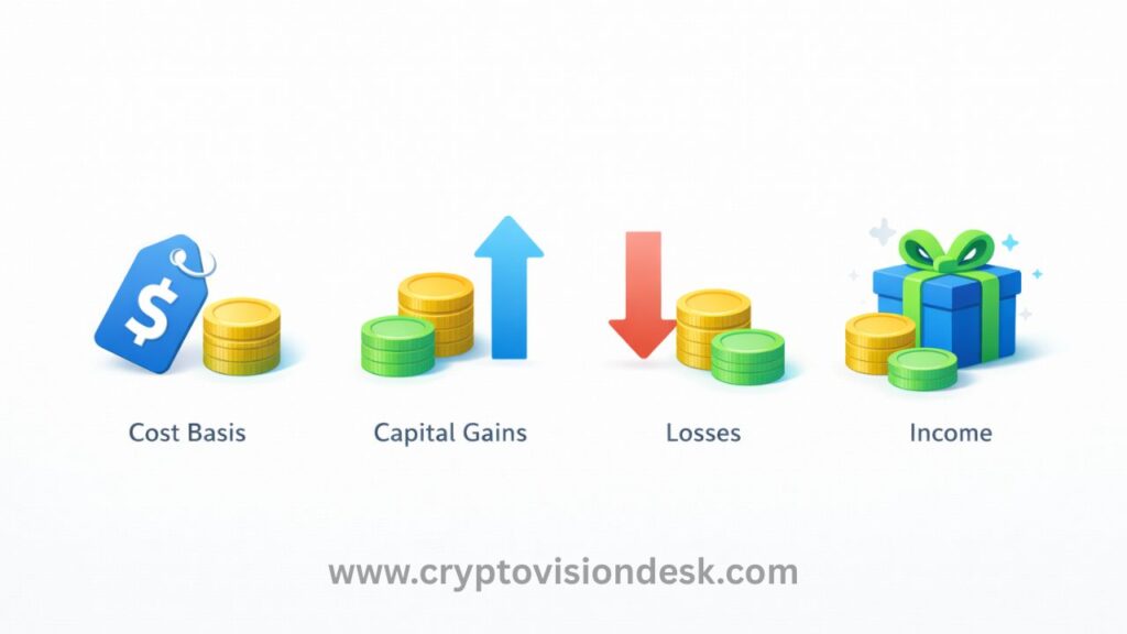 Cost Basis, Capital Gains & Income Explained