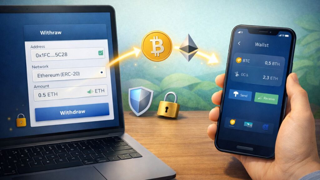Start the Transfer From Your Exchange Account